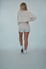 Load image into Gallery viewer, Beige Cropped Sweatshirt
