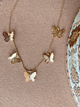 Load image into Gallery viewer, Butterfly Necklace Gold Dipped
