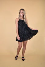 Load image into Gallery viewer, Black Feather Dress
