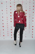 Load image into Gallery viewer, Vegan Leather Star Jacket
