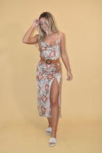 Load image into Gallery viewer, Brown Snakeskin Skirt (part of a matching set)
