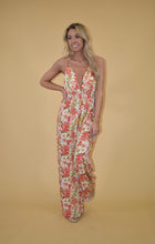 Load image into Gallery viewer, Halter Floral Jumpsuit
