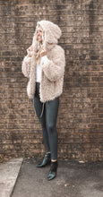 Load image into Gallery viewer, Soft Fluffy Jacket with Hoodie
