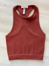Load image into Gallery viewer, Ribbed High Neck Cami
