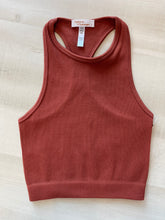 Load image into Gallery viewer, Ribbed High Neck Cami
