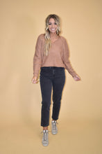 Load image into Gallery viewer, Apricot V Neck Sweater

