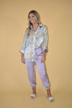 Load image into Gallery viewer, Lilac Satin Joggers
