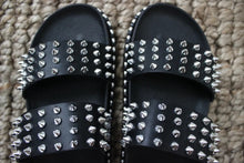 Load image into Gallery viewer, Studded Footbed Sandals

