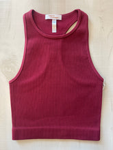 Load image into Gallery viewer, Ribbed High Neck Cami
