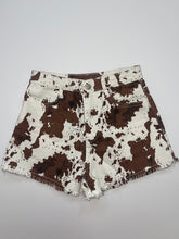 Load image into Gallery viewer, Brown Cow Print Shorts
