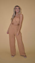 Load image into Gallery viewer, Peanut Butter Linen Blend Wide Leg Pants
