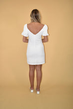 Load image into Gallery viewer, White Puff Sleeve Dress
