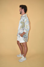 Load image into Gallery viewer, Unisex Paisley Printed Oversized Button Up (part of a matching set)
