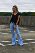 Load image into Gallery viewer, Distressed Flare Jeans
