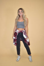 Load image into Gallery viewer, Burgundy Flannel Shacket
