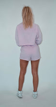 Load image into Gallery viewer, Pink Lavender Cropped Sweatshirt
