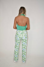 Load image into Gallery viewer, Green Satin Cowl Neck Tank Top
