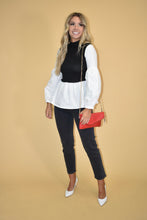 Load image into Gallery viewer, Long Sleeve Peplum Top
