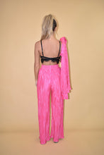 Load image into Gallery viewer, Hot Pink Pleated Wide Leg Pants (part of a matching set)
