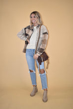 Load image into Gallery viewer, Brown Leather Fringe Purse with Braided Strap - American Darling

