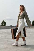 Load image into Gallery viewer, Sweater Knit Midi Skirt
