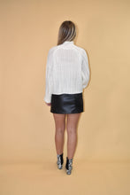Load image into Gallery viewer, Cream Mock Neck Knit Sweater
