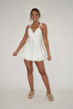 Load image into Gallery viewer, White Ruffle Romper
