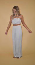 Load image into Gallery viewer, Ceramic Linen Blend Wide Leg Pants
