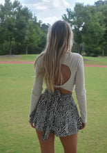 Load image into Gallery viewer, Zebra Ruffle Skort
