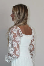 Load image into Gallery viewer, Lila floral mesh long sleeve top
