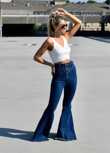 Load image into Gallery viewer, Double Buckle Flare Jeans
