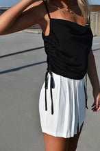 Load image into Gallery viewer, Side Cinch Cowl Tank Top
