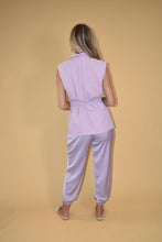 Load image into Gallery viewer, Lilac Sleeveless Blazer Vest
