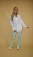 Load image into Gallery viewer, White V-neck Blouse
