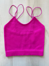 Load image into Gallery viewer, Ribbed Double Strap Cami
