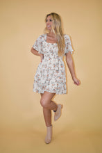 Load image into Gallery viewer, Flutter Sleeve Tiered Floral Dress
