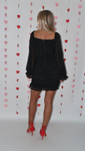 Load image into Gallery viewer, Long Sleeve Ruffle Front Dress
