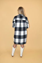 Load image into Gallery viewer, Blue Flannel Coat
