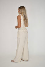 Load image into Gallery viewer, Cream Wide Leg Pants (part of a matching set)
