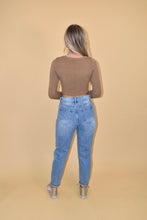 Load image into Gallery viewer, Camel Knit Long Sleeve Crop Top PETITE
